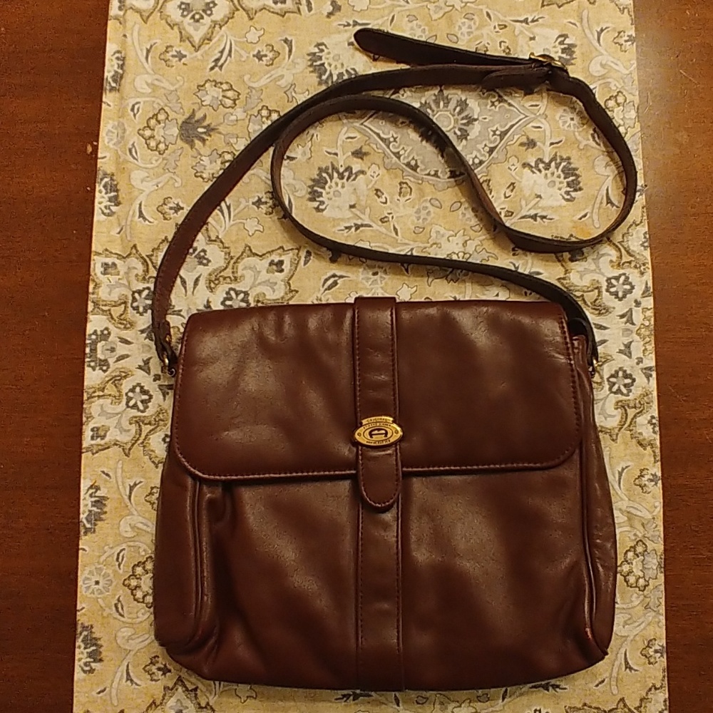 Etienne Aigner Leather Purse/Shoulder bag